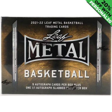 2021-22 Leaf Metal Basketball JUMBO PERSONAL BOX