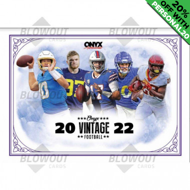 2022 Onyx Vintage Football PERSONAL BOX Football