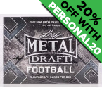 2022 Leaf Metal Draft Football PERSONAL BOX Football