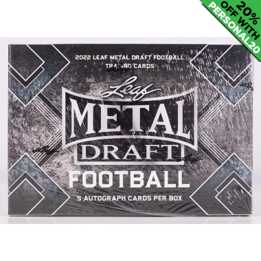 2022 Leaf Metal Draft Football PERSONAL BOX Football