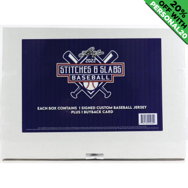 2022 Leaf Stitches and Slabs Personal Box Baseball
