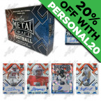 2022 Leaf Metal Draft Red, White, & Blue Football PERSONAL BOX Football