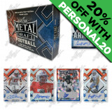 2022 Leaf Metal Draft Red, White, & Blue Football PERSONAL BOX