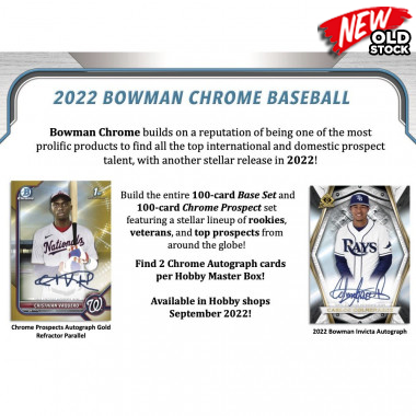 2022 Bowman Chrome Baseball (Choose Team - Case Break #3)
