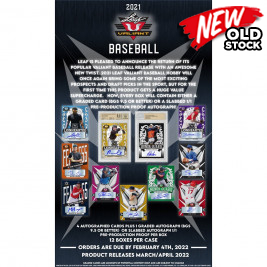2021 Leaf Valiant Baseball (Random Box - Case Break #1) Baseball