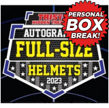 2023 Tristar Hidden Treasures Football Autographed Full-Size Helmet Personal Box