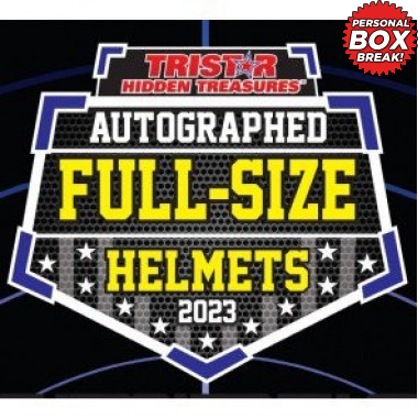 2023 Tristar Hidden Treasures Football Autographed Full-Size Helmet Personal Box