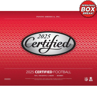  2025 Panini Certified Football Hobby Box (Personal Box) Football