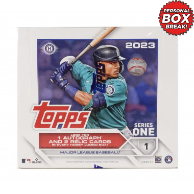 2023 Topps Series 1 Baseball Jumbo PERSONAL BOX
