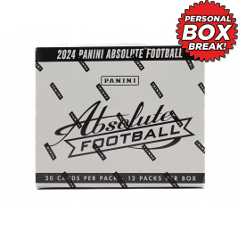  2024 Panini Absolute Football Jumbo Value 12-Pack CELLO Box  (Personal Box) Football