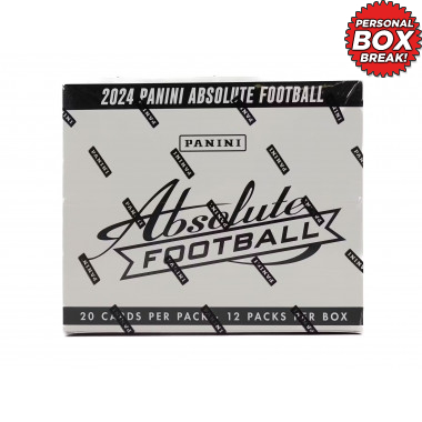  2024 Panini Absolute Football Jumbo Value 12-Pack CELLO Box  (Personal Box) Football