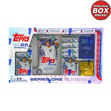2025 Topps Series 1 Baseball SUPER Box (PERSONAL BOX) Baseball