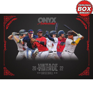 2022 Onyx Vintage Extended Edition Baseball PERSONAL BOX