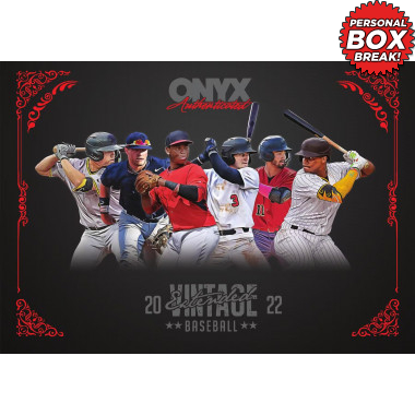 2022 Onyx Vintage Extended Edition Baseball PERSONAL BOX Baseball