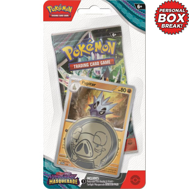 Pokemon Scarlet & Violet: Twilight Masquerade Checklane Booster 16-Pack Box Baseball